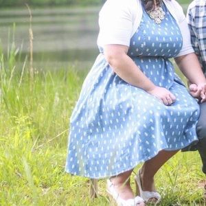 Denim dress!